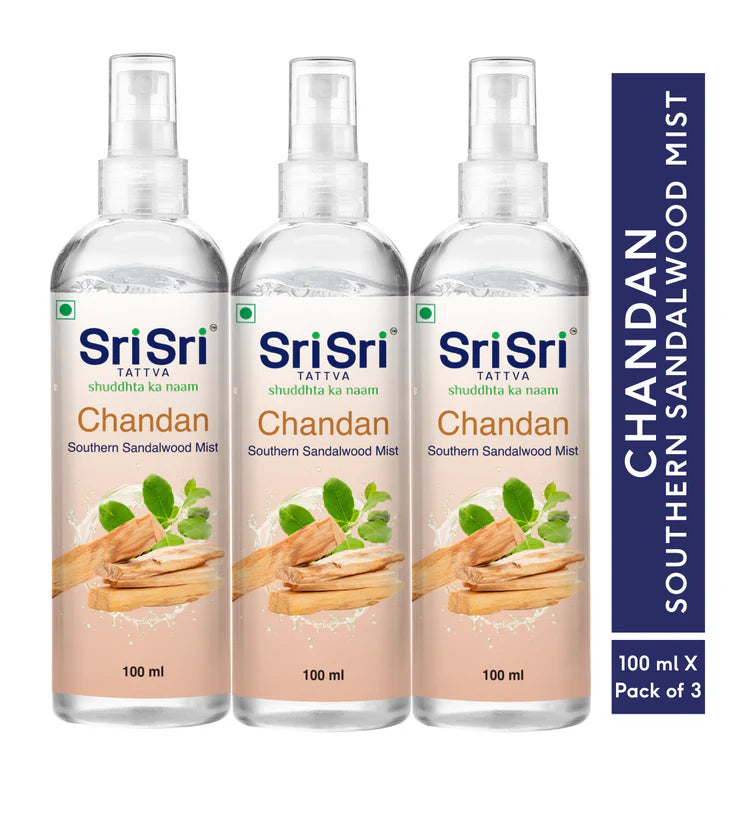Chandan Sandlewood Mist,100mlx3