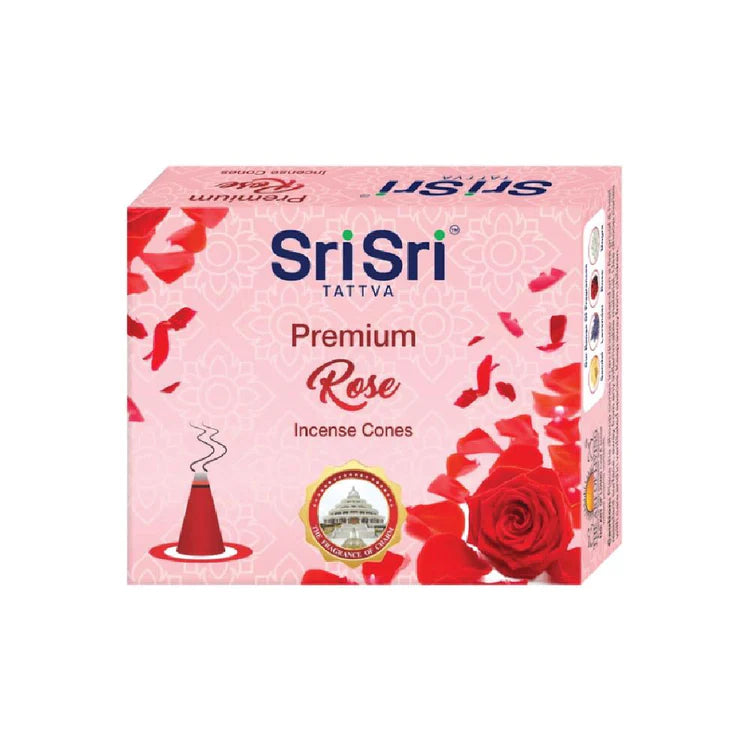 Premium Rose Incense Cones,25g
