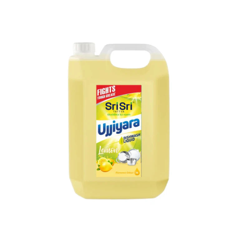 Ujjiyara Liquid Dishwash Lemon,5L