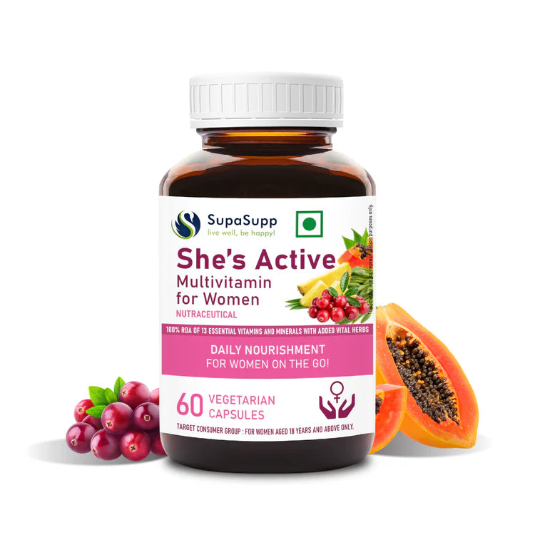 SupaSupp She's Active-Multivitamin For Women60caps