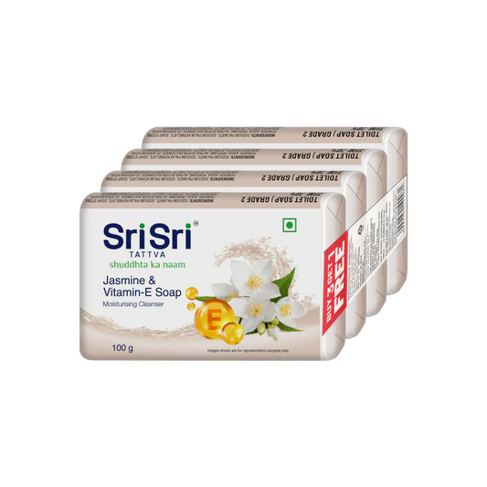 Jasmine&Vitamin E Soap Buy 3 Get 1,pack of 4