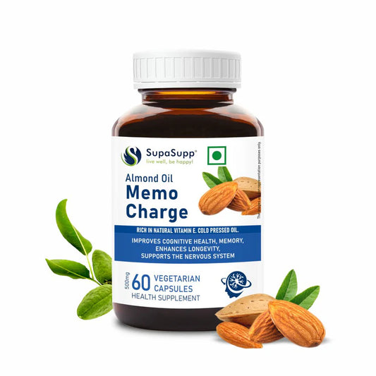 Memo Charge Almond Oil,60 caps