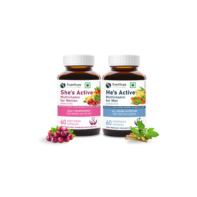 She's Active& He's Active,60 Caps Each