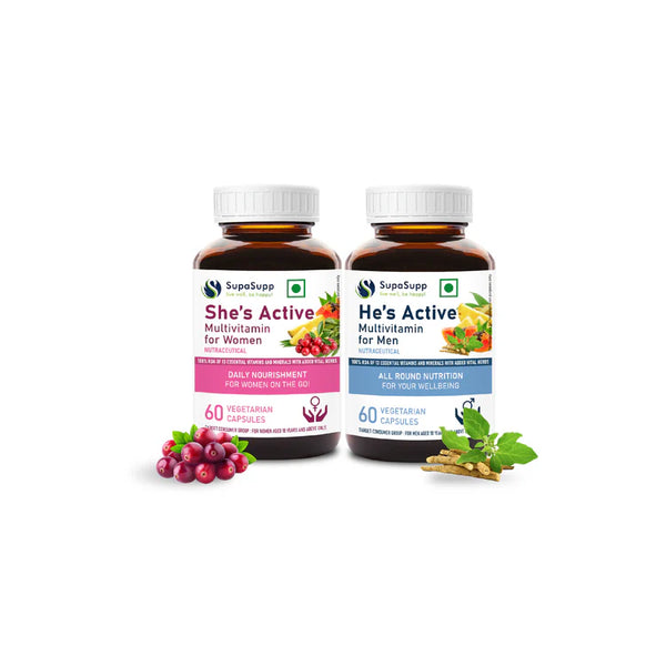 She's Active& He's Active,60 Caps Each