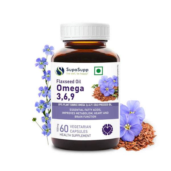 OMEGA 3,6,9 Flaxseed Oil,60 caps