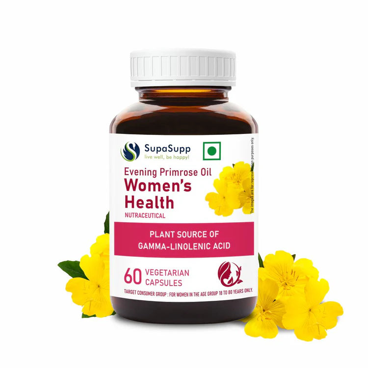 SupaSupp Evining Primerose Oil Women's Health60Caps